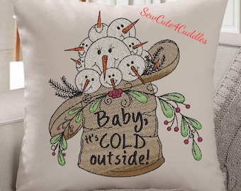 Baby It&#39;s Cold Outside - Digital Embroidery Design