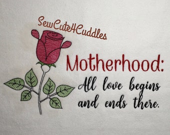 Motherhood - Digital Embroidery Design