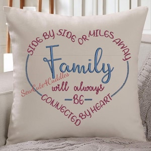 Side by Side Family - Digital Embroidery Design