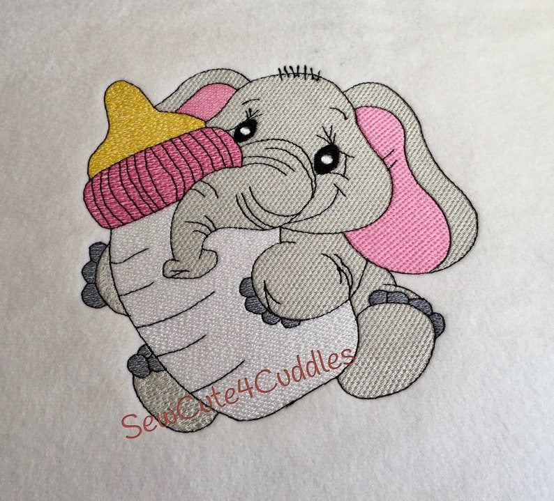 Baby boy elephant  baby girl elephant digital embroidery  etsy