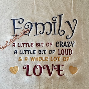 Family  / Embroidery Design