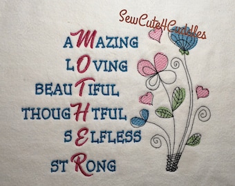 MOTHER - Digital Embroidery Design