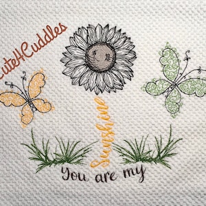 Sunflower Sunshine - Digital Embroidery Design