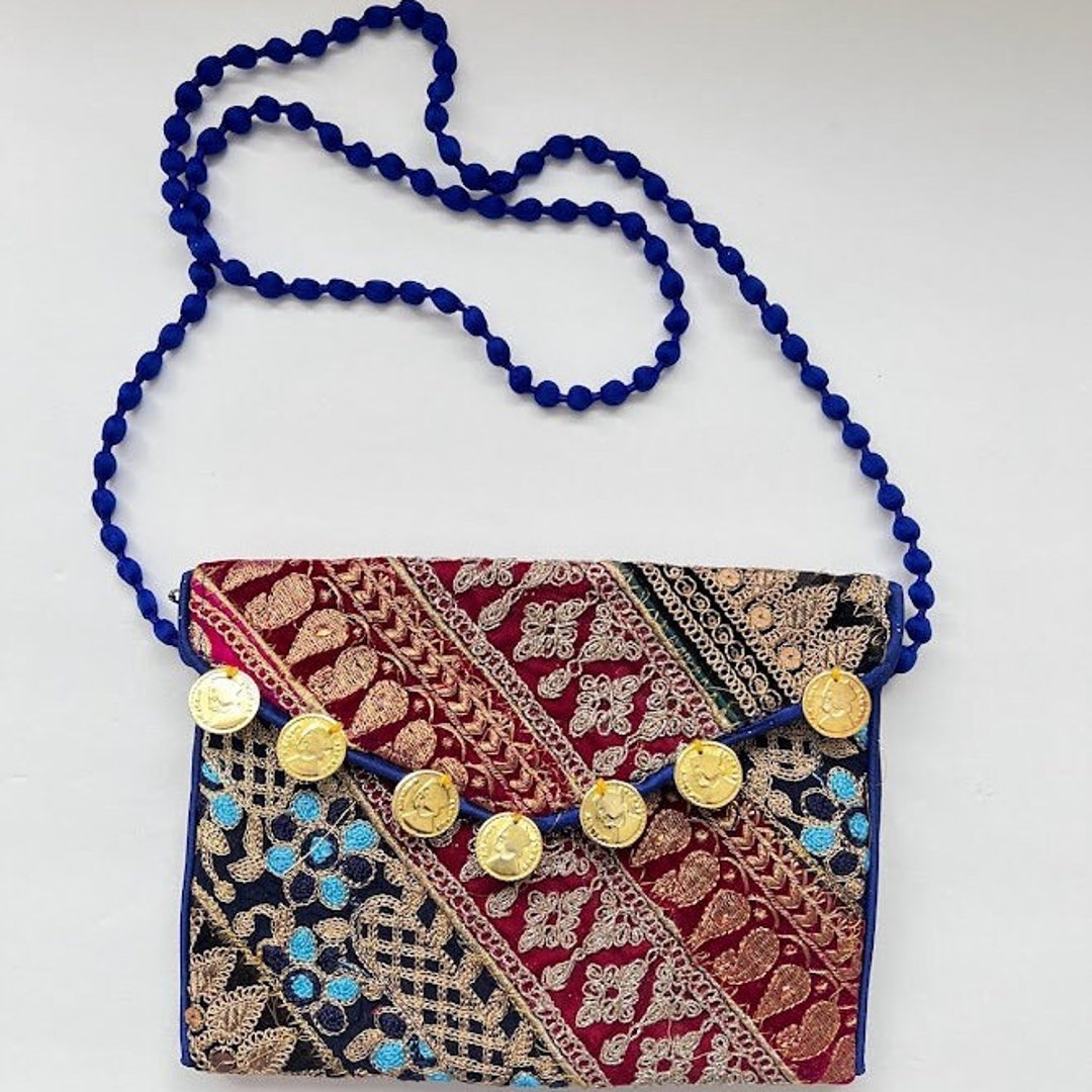 New African Beautiful Trendy Collection Metal Clutch Designer Handbag Stone  Beaded Work For Women - African Boutique