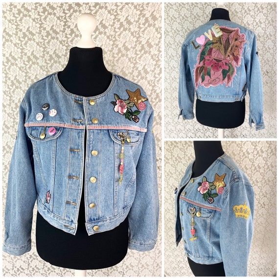 short cut denim jacket