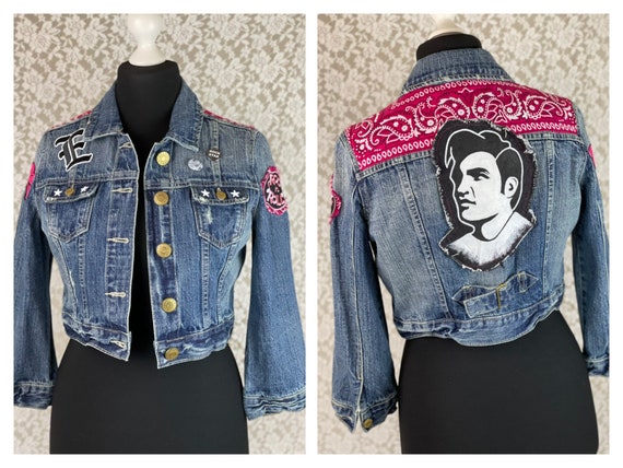 short cut denim jacket