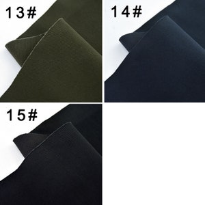 Twill Cotton Fabric, Heavy Weight Twill Fabric,100% Cotton, Washed Cotton Fabric, Colored Cotton Fabric, Apparel Fabric, By the Half Yard image 7