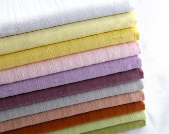 Katoenen jacquardstof, bloemenmuur pure kleurstof, lichtgewicht zomerstof, jurkstof, kledingstof, op maat gesneden