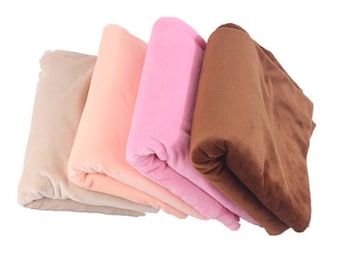 Tela Minky suave y afelpada para mantas de bebé, peluches, acolchados, bordados y almohadas, cortada a medida.
