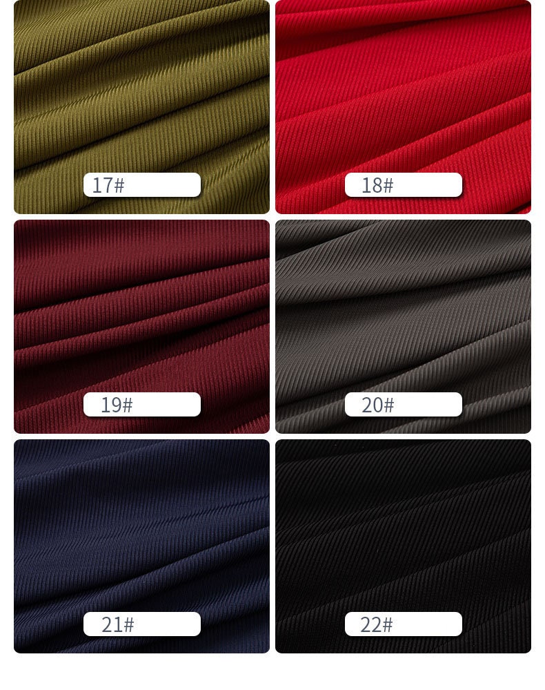 Rib Knit Fabric, Ice Silk Fabric, Ribbed Jersey Stretchy Rib Knit Fabric, Ice Silk Fabric, Ribbed Jersey Stretchy