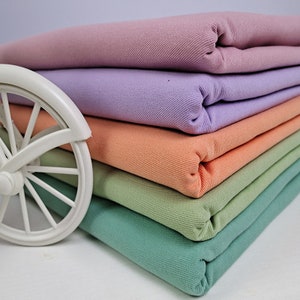 Tela vaquera de colores, tela vaquera 100 % algodón, tela vaquera de sarga, tela vaquera, tela vaquera suave, tela de costura, por media yarda