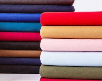Woolen Fabric, Thickened Double - Sided Brushed Fabric, Faux Wool Fabric, Coat Fabric, Autumn Winter Fabric,Apparel Fabric,By The Half Yard