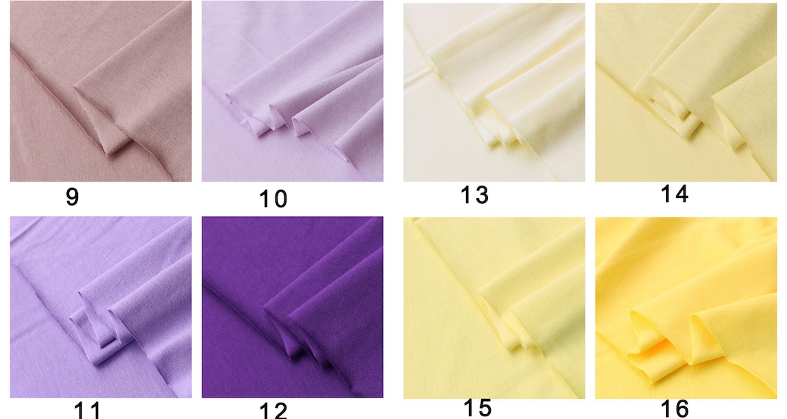 Cotton Jersey Knit Fabric 100 Cotton Fabric Soft Cotton Etsy