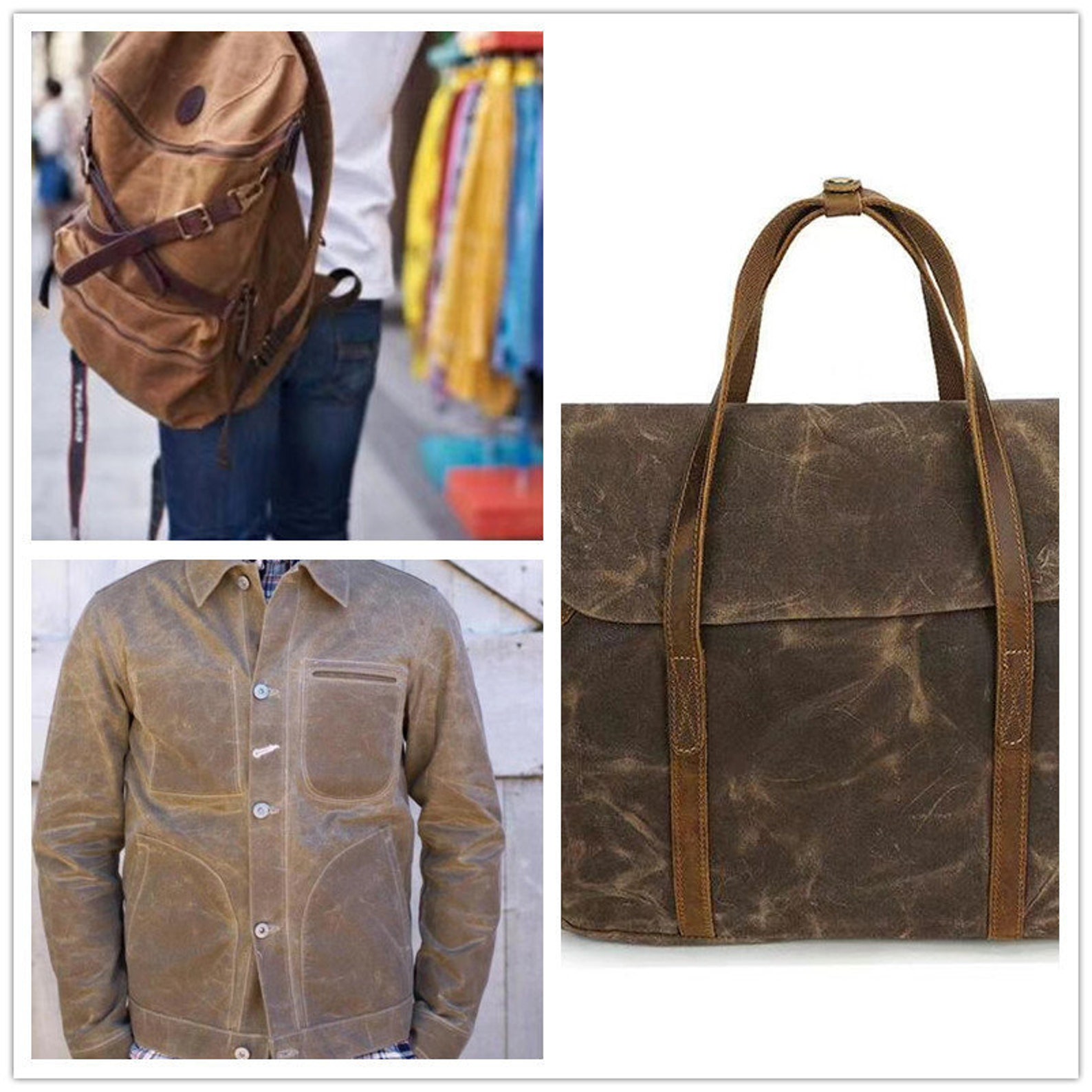 Waxed Canvas Fabric Hand Waxed Cotton Canvas Fabric 8oz Etsy