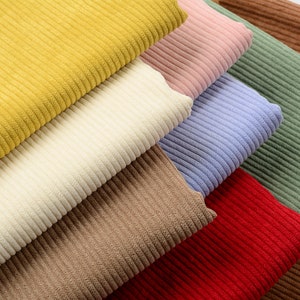 Corduroy Fabric, 8 Wales Corduroy Fabric, Winter Fabric, Coat Fabric, Pillowcase Fabric, Clothing Fabric, Home Decor Fabric,By the Half Yard
