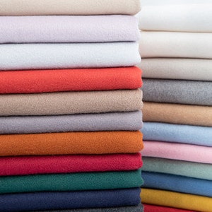 Woolen Fabric, Thickened Double - Sided Brushed Fabric, Faux Wool Fabric, Coat Fabric, Autumn Winter Fabric,Apparel Fabric,By The Half Yard