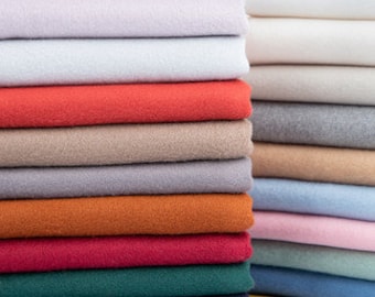Woolen Fabric, Thickened Double - Sided Brushed Fabric, Faux Wool Fabric, Coat Fabric, Autumn Winter Fabric,Apparel Fabric,By The Half Yard