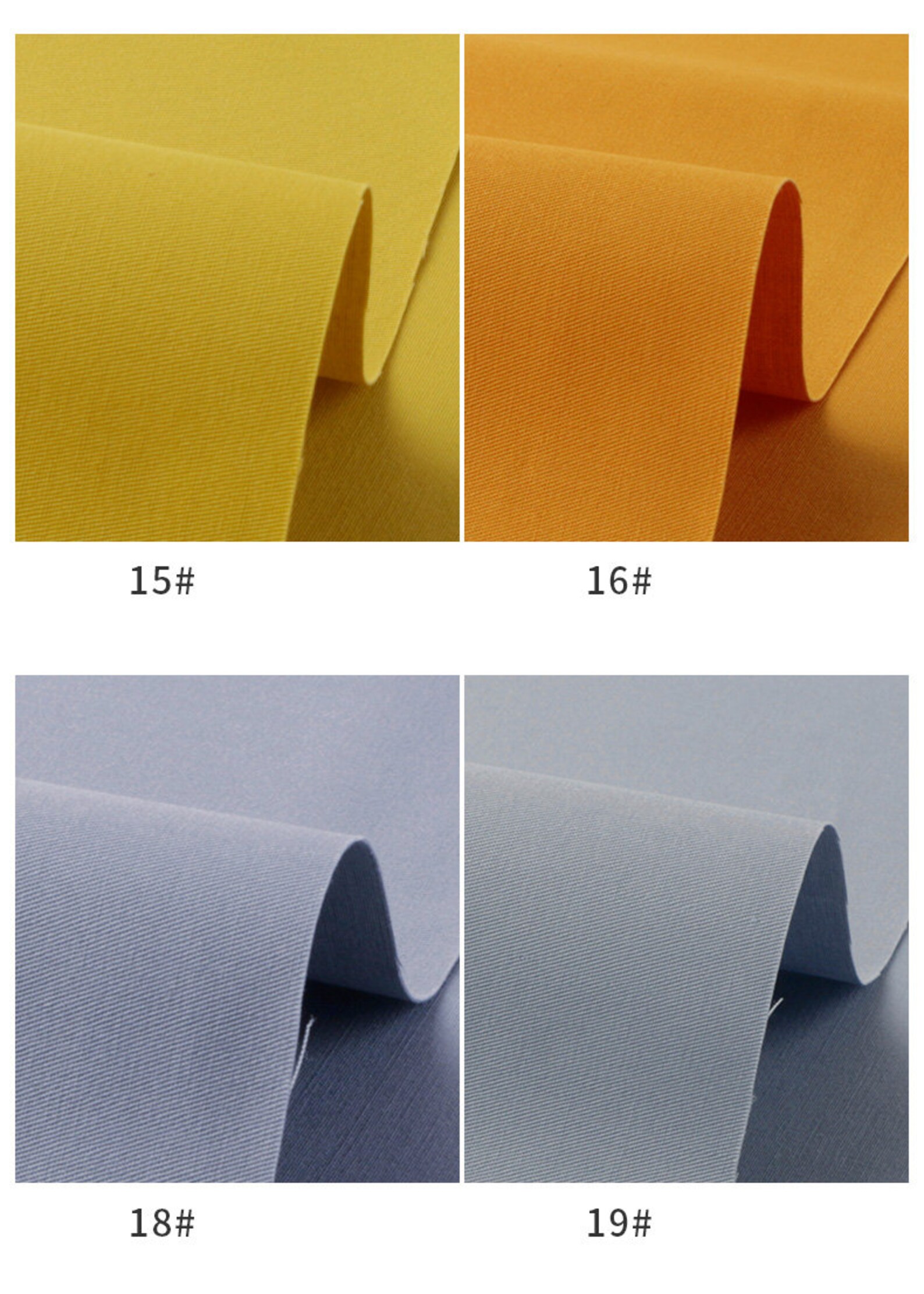 Twill Fabric 100 Cotton Fabric Washed Cotton Fabric Solid Etsy