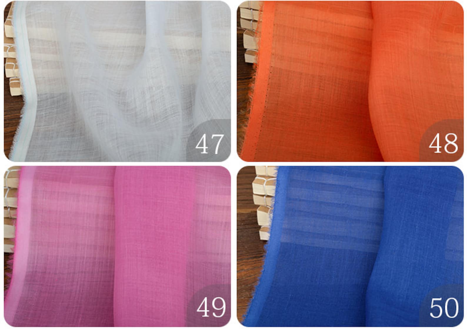 Tecido Rami 100% Nature Ramie Sheer Fabric, Lightweight Ramie Fabric, Natural ...