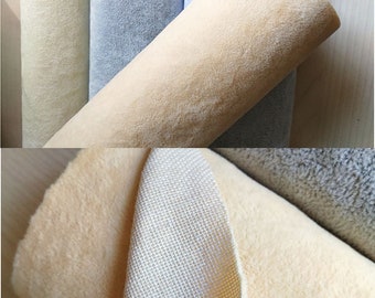 Self Adhesive Fabric, Minky Fabric, Cuddle Fabric, Faux Fur Fabric, Repair Patch, Plush Fabric, By the Half Yard