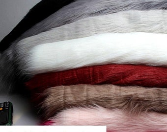 Namaakbont, hoogpolig bont, materiaal fursuit, luxe shag, cosplaybont, pasgeboren fotorekwisiet, ambachtelijk bont, op maat gesneden