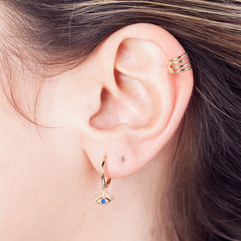 Cartilage Cuff Minimal Ear Cuff Fake Piercing Cartilage Etsy