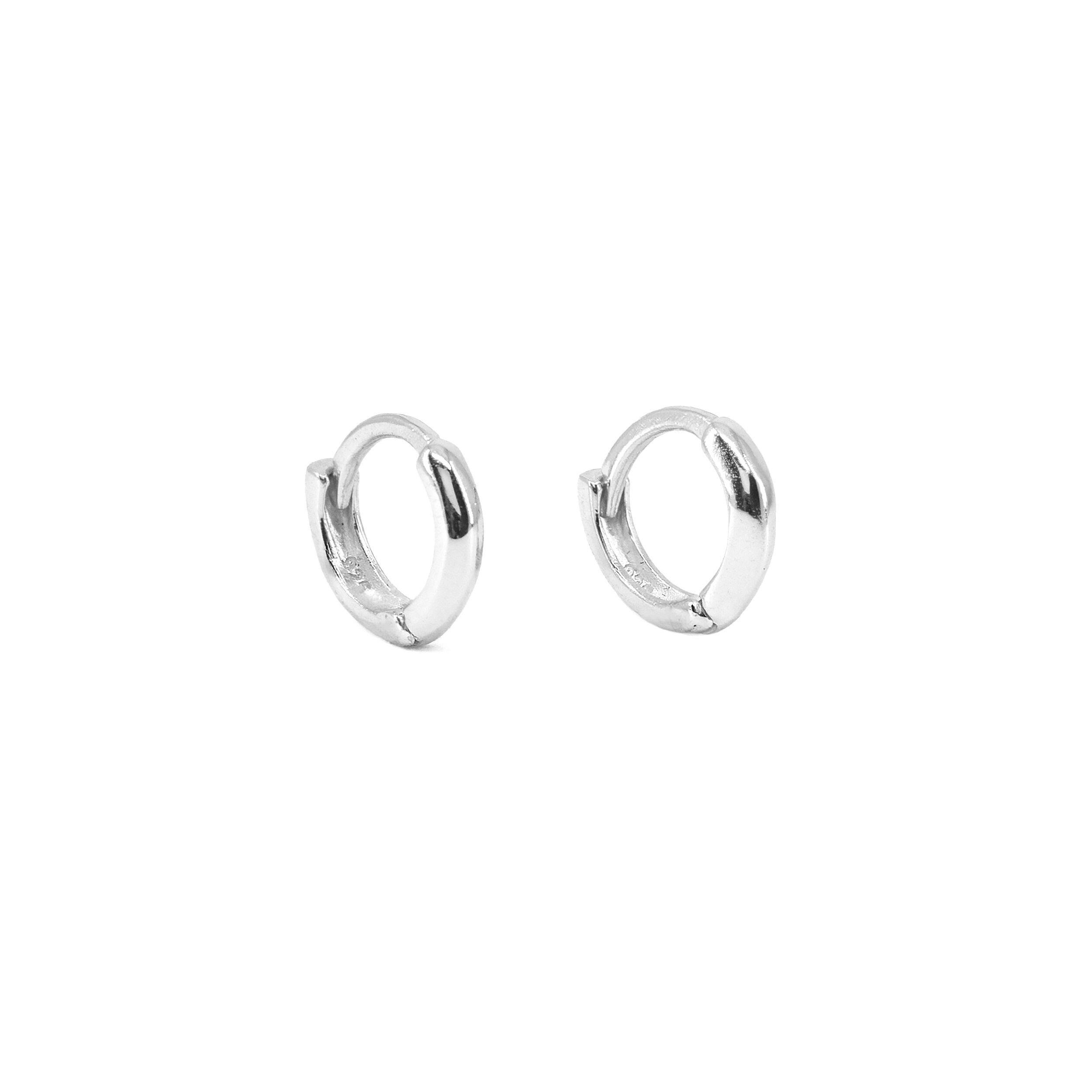 Tiny hoops tiny hoop earrings sleeper hoops minimalist hoop Etsy