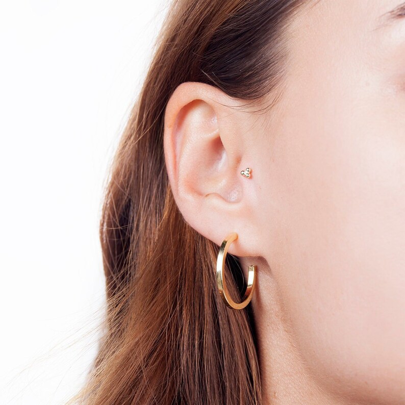 Tiny Stud Earrings Gold Stud Earrings Simple Gold Studs Etsy Canada