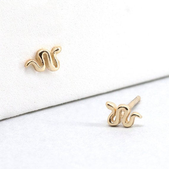 snake earrings studs