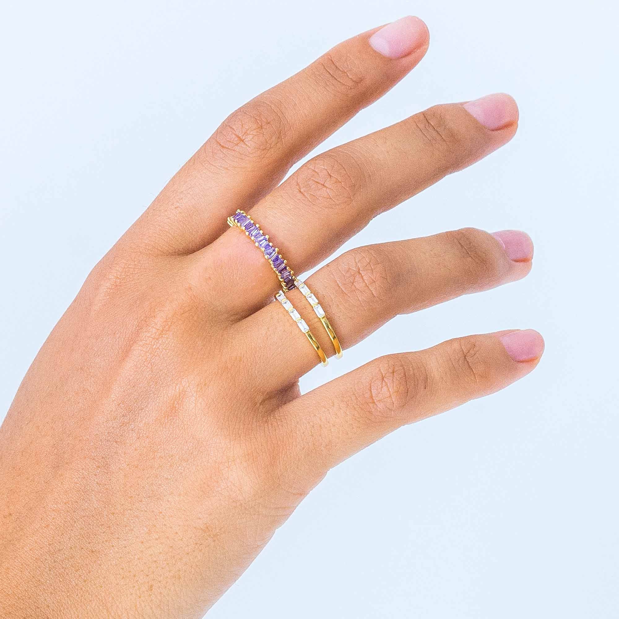 Gold ring tiny ring dainty ring minimal ring thin ring Etsy