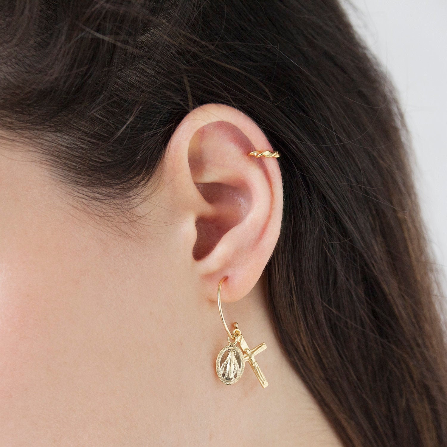 Dainty ear cuff small gold ear cuff no piercing earring Etsy