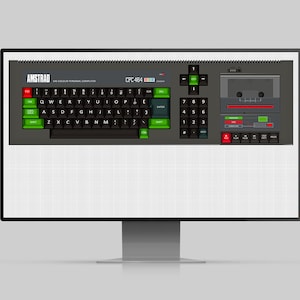Amstrad CPC464 Computer Poster Retro Digital Download