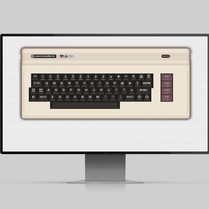 Poster retrò del computer Commodore VIC20 (download digitale)
