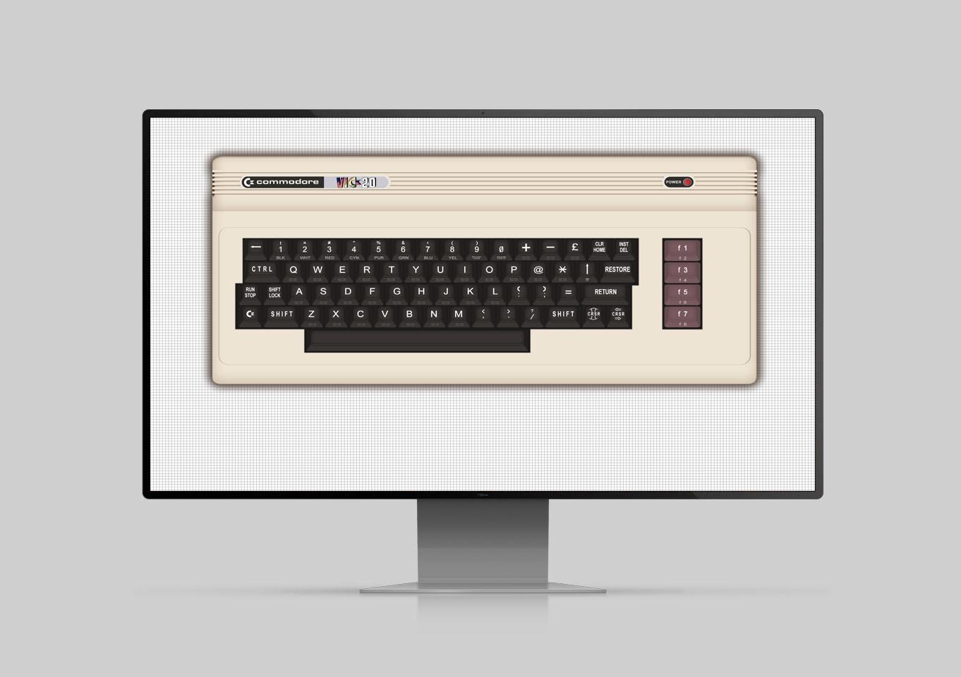Commodore VIC20 Computer Poster Retro Digital Download