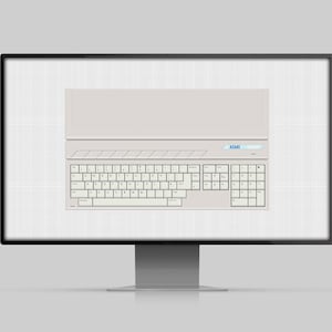Atari ST Computer Poster Retro Digital Download