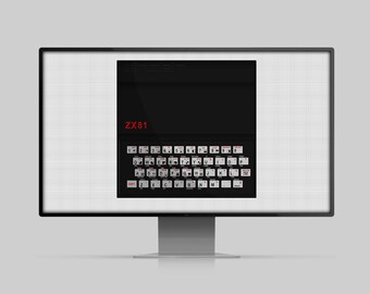 ZX 81 Computer Poster Retro Digital Download