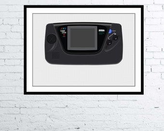 Sega Gamegear Computer Poster Digital Art Poster / Print