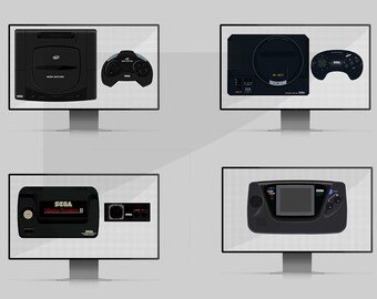 Retro Console "Sega" Collection x 5 Digital Download