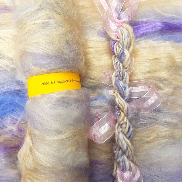 Pride & Prejudice Lilac Yarn / 7 Prejudice / 50g / Cream / Hyacinth / Pastel / Stormy / Mountains / Jane Austen / Knitting / Crochet