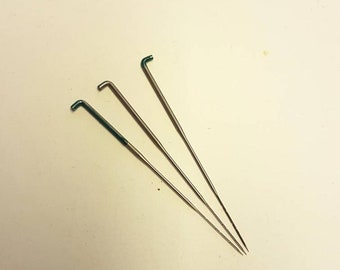 3 agujas de fieltro de aguja inversa, calibre 32