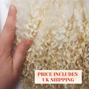 Wensleydale Locks, rizos blancos cremosos - 50 g
