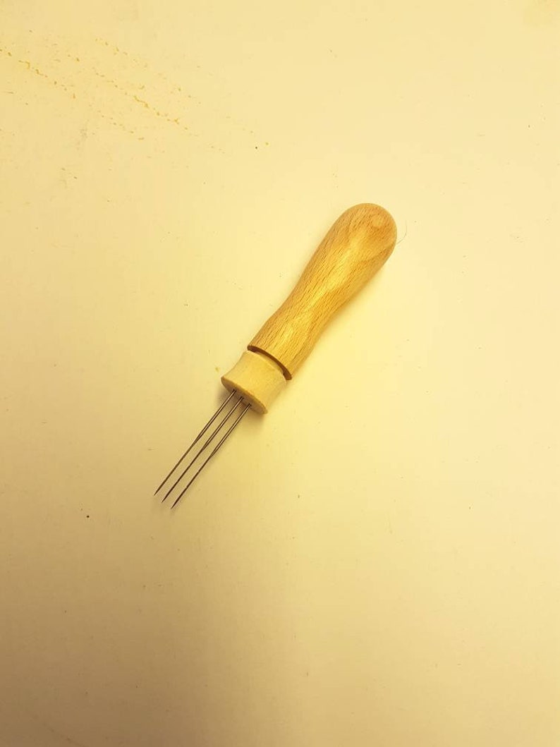 Needle Felting Handle / 3 Needle Felting Tool / Wooden Felting Etsy UK