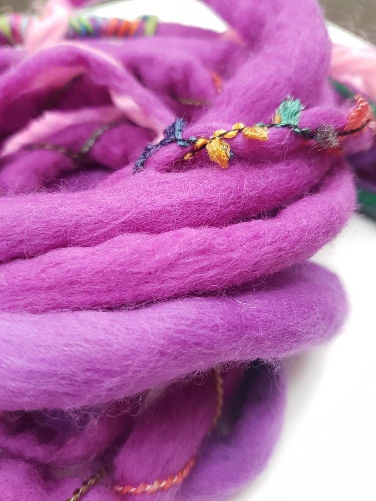 Pink Wool Dreadlocks / 28 Inch / 10 Pure Wool Dreadlocks / Etsy UK