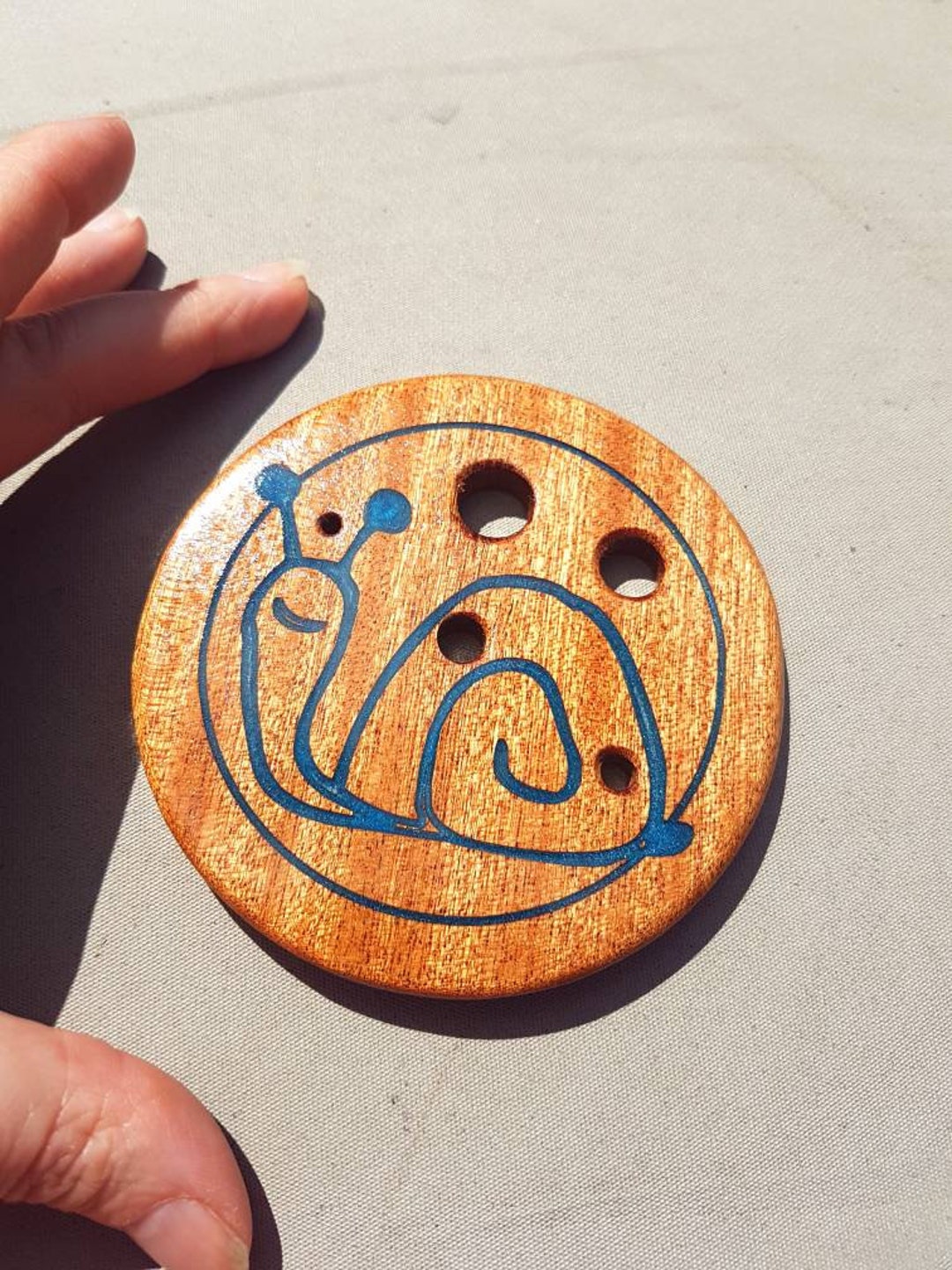 Wooden Diz / Spinning Diz / Roving Tool / Snail Diz / / Spinning Tool / Wool Diz / Diz to Make