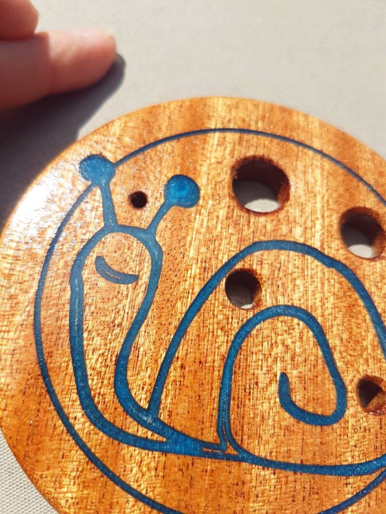 Wooden Diz / Spinning Diz / Roving Tool / Snail Diz / / Etsy