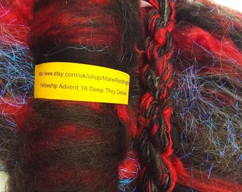 Black Art Batt 'The Balrog' for spinning or felting