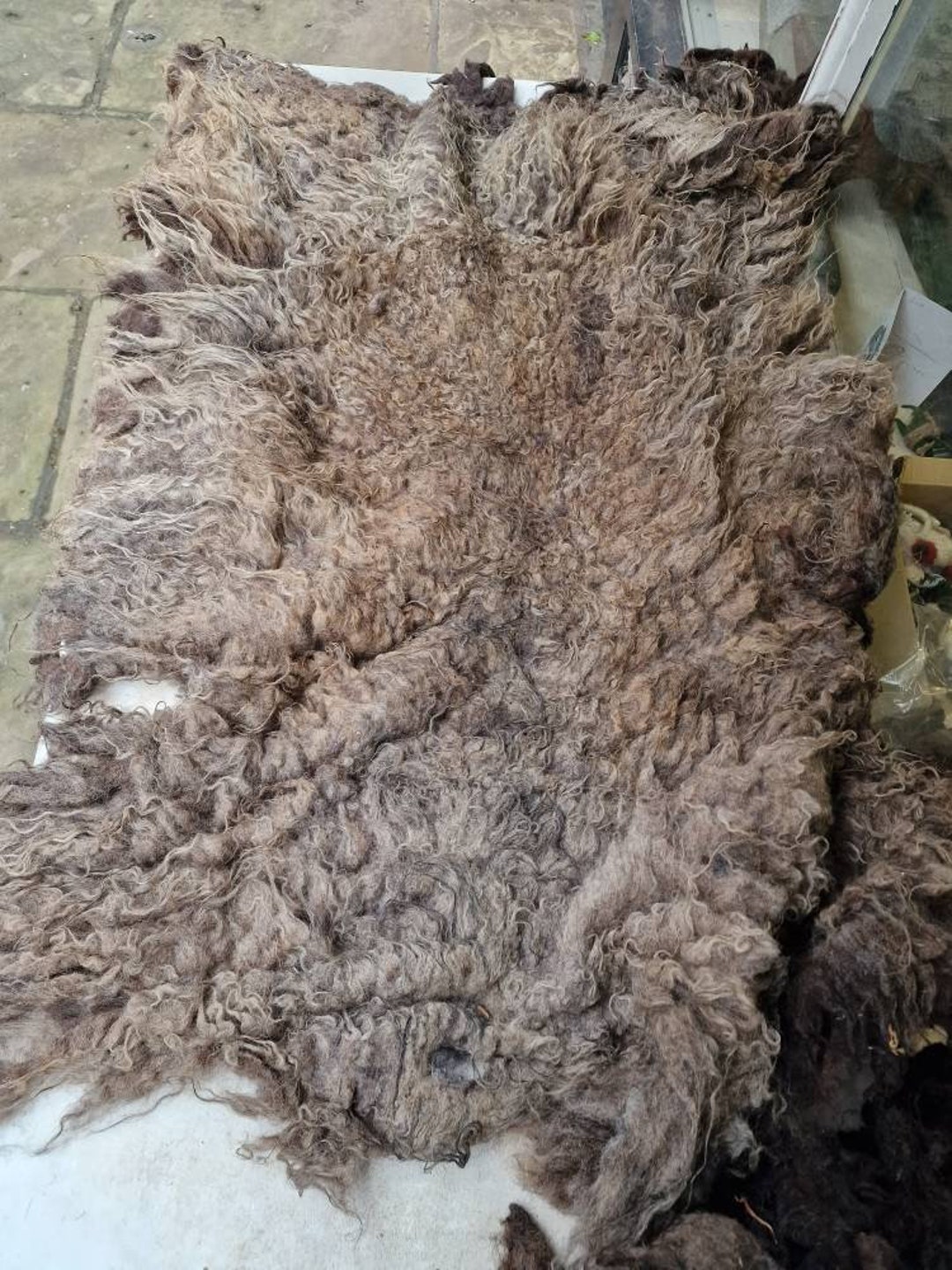 Whole Part Felted Hebridean Sheep Fleece / Whole Fleece / Cruelty Free