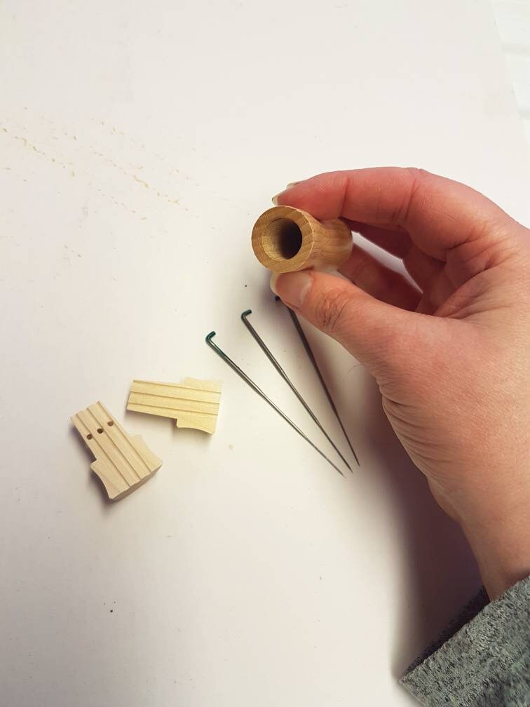 Needle Felting Handle / 3 Needle Felting Tool / Wooden Felting Etsy UK