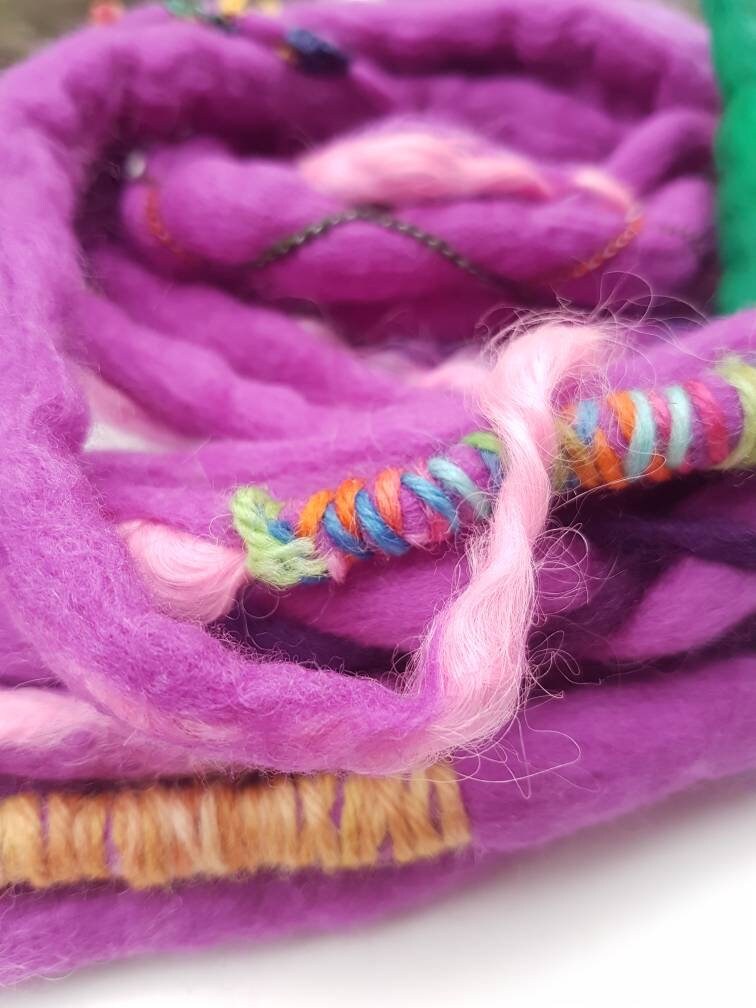 Pink Wool Dreadlocks / 28 Inch / 10 Pure Wool Dreadlocks / Etsy UK