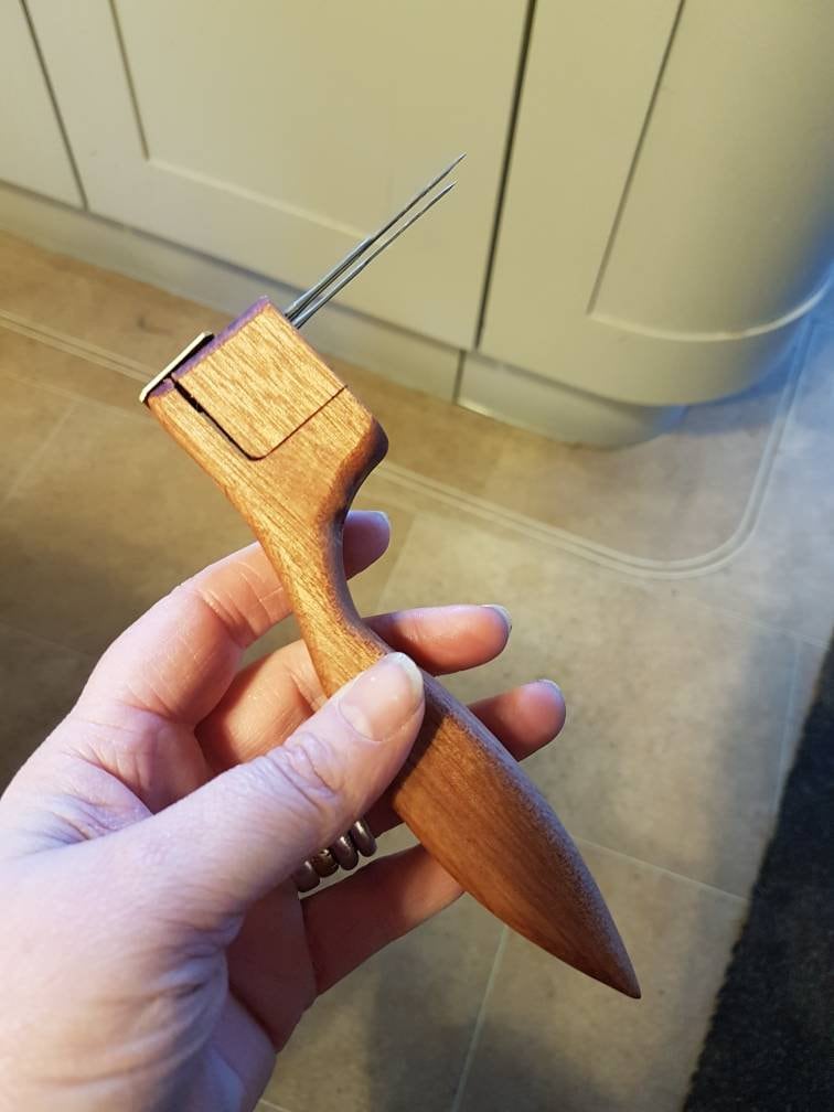 Ergonomic Needle Felting Handle / Needle Felting Tool / Wooden Etsy